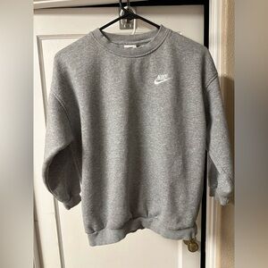 Nike kids Classic Gray Crewneck Sweater
